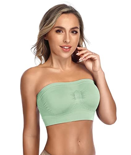 Angoool Wireless Slip-On Bralette with Silicone Bandeau Tops