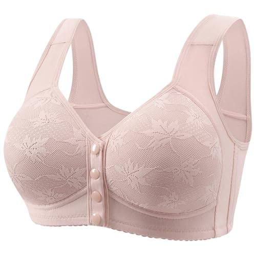 Comfortable Breathable Daisy Bra for Older Women Plus Size No Underwire