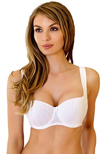 Rosme Plus Size Demi Cup Push Up Lace Bra