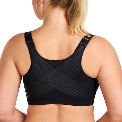 HSIA Women's Front Closure Posture Minimizer Bra - Plus Size Back Support