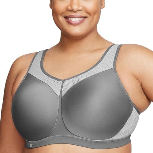 Glamorous High Impact Wonderwire Sports Bra for Plus Size Full Figures #9066