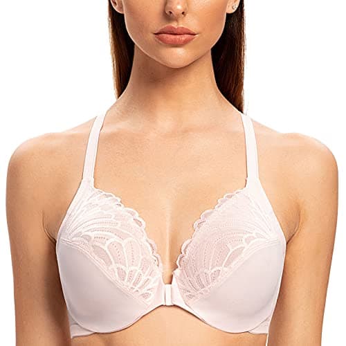 Racerback Front Closure Bra for Plus Size Women
