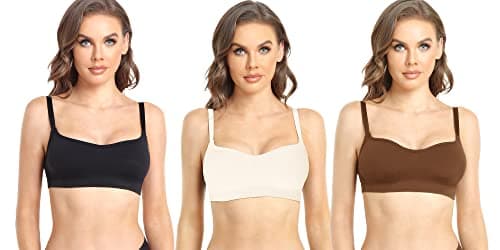 Zimcti Women's Low Cut Balconette Cup Push Up Bra with PaddedLIGHTWEIGHT PADS