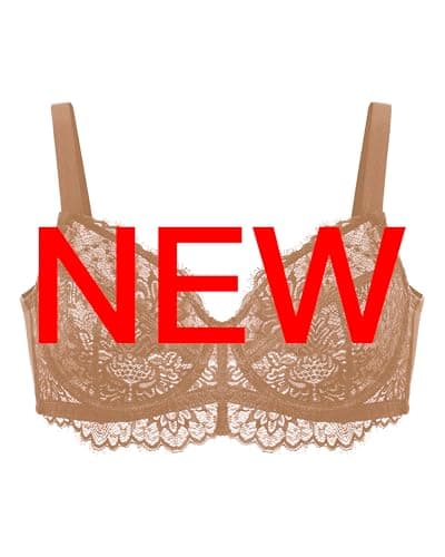 HSIA Minimizer Bra for Plus Size Women - Full Coverage Lace with Underwire