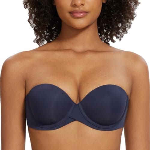 MELENECA Women's Stay Put Padded Cup Underwire Push-Up Bra