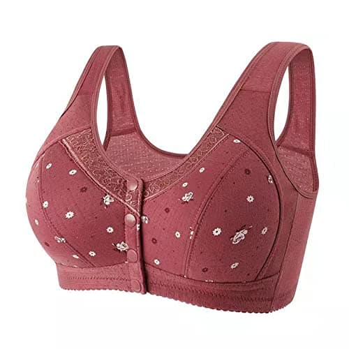 Comfortable Breathable Daisy Bra for Older Women Plus Size No Underwire