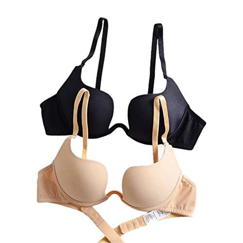 ZUKULIFE Women's Deep U Plunge Push-Up Convertible Bra