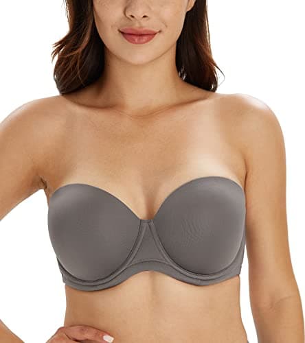 HACI Full Figure Plus Size Underwire Strapless Red Carpet Bra
