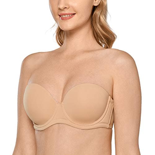 Delimira Plus Size Multiway Strapless Underwire Bra