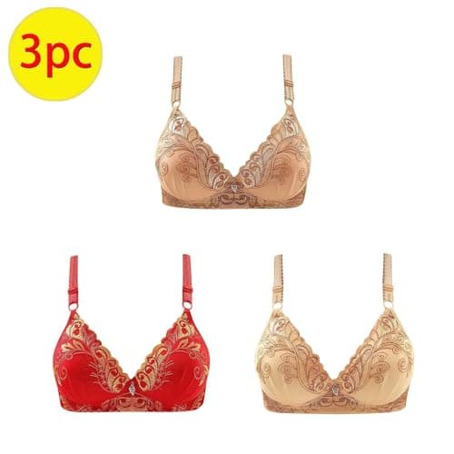 Simplified Women's Push Up Bras - 3 Pack
