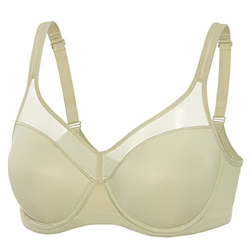 Delimira Women's Full Coverage Underwire Padded Support Bra