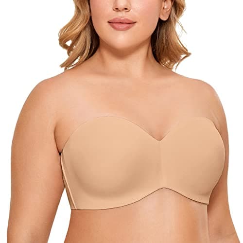 DELIMIRA Women's Strapless Minimizer Bra