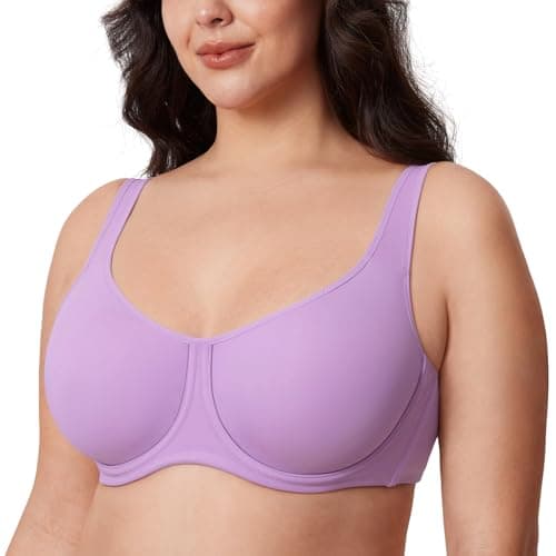DELIMIRA Women's Confishape Plus Size Supportive Underwire Bras