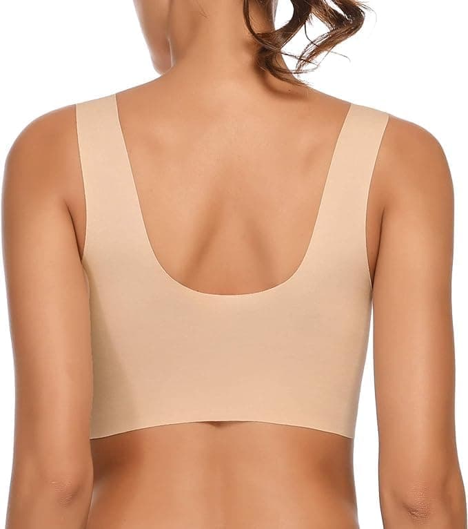 WOWENY Women's Seamless Wirefree Padded Push-Up Bra