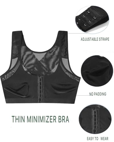 Schoolley Posture Corrector Bras for Women with Full Back Support and Smoothing Design