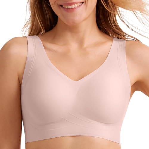 Domilo Wireless Full-Coverage Bras for Older Women Offer Support and Lift