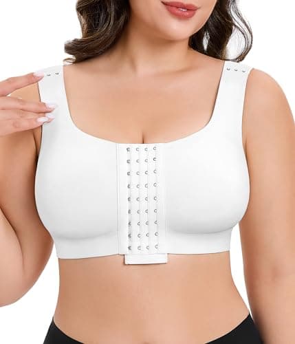 CYDREAM Wireless Post-Surgery Bra with Compression Front & Adjustable Straps