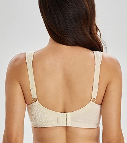 Lemorosy Plus Size Full Coverage Minimizer Bra - Comfort and Support