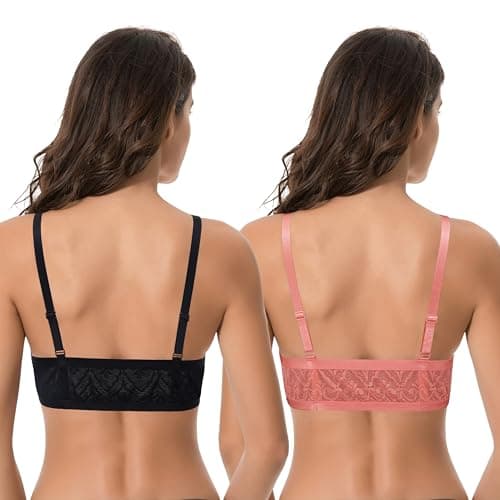 Muse Women's Plus Size Full Coverage Underwire Bra-2PK