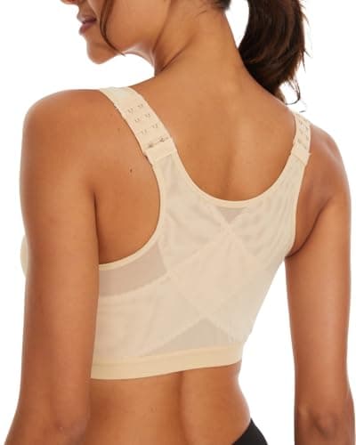 Lemolly Wireless Front Closure Posture Corrector Bra