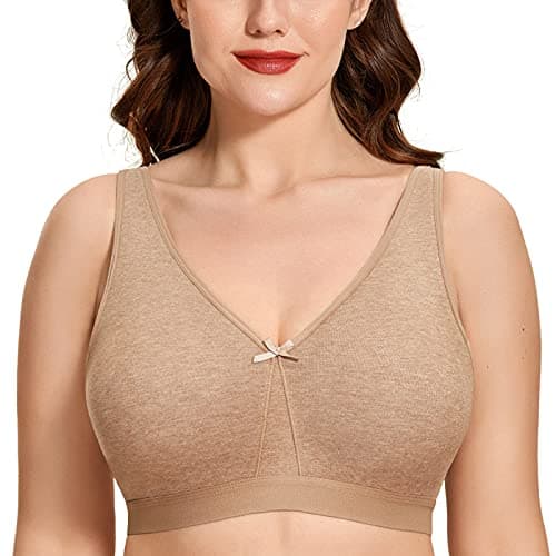 AISILIN Women's Wireless Plus Size Sleep Bra