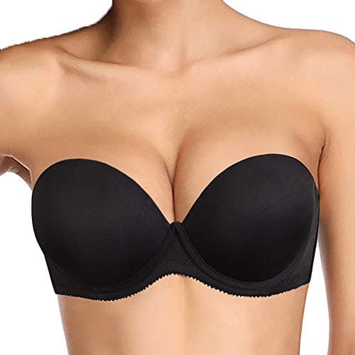 Plusexy Women's Push-Up Bra - Thick Padded Underwire(Strapless, Convertible)