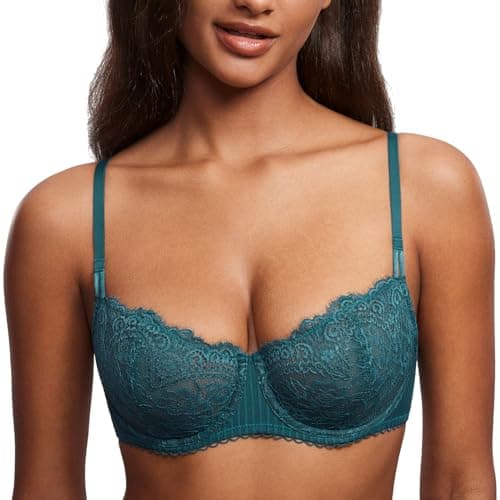 Sexy Lace Plus Size Balconette Bra for Women