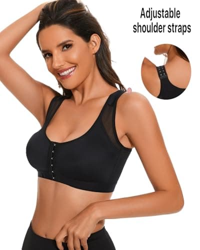 Schoolley Posture Corrector Bras for Women with Full Back Support and Smoothing Design