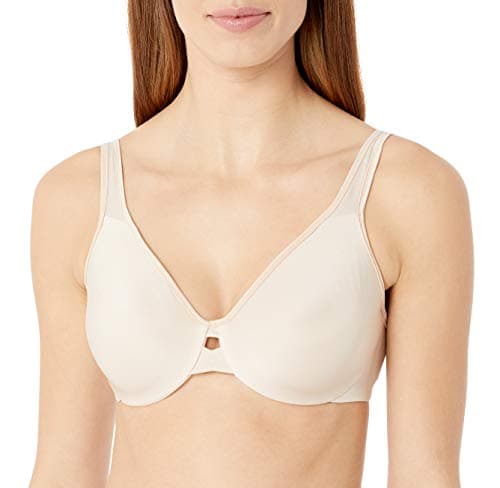 Lilyette Women's Comfortable Plunge Keyhole Bra