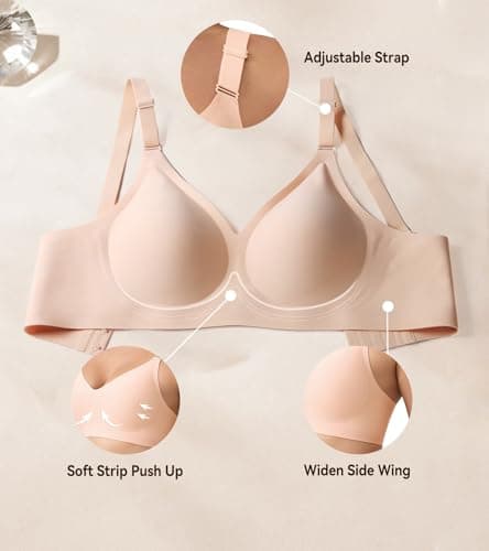 Seamless Wireless Everyday Bras for Women