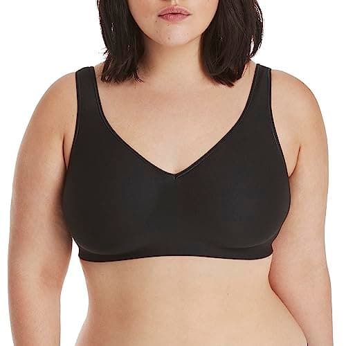 Hanes Women's Wireless Bra - Smooth Comfort, Full-Coverage T-Shirt Bra, Single or 2-Pack