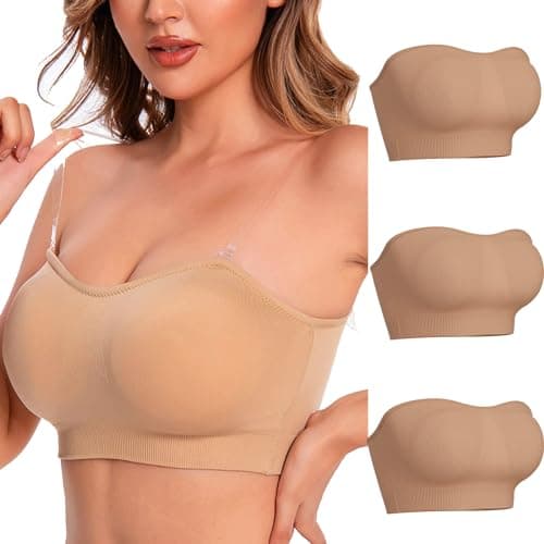 3 Pack Women's Breathable Stretchy Crop Top Bralette