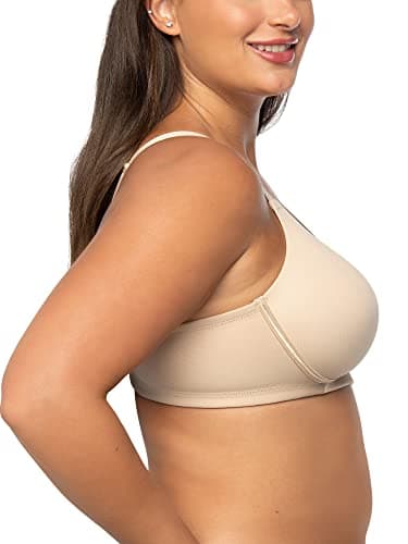 Vanity Fair Full Figure Beauty Back Smoothing Bra, 4 Way Stretch, Lightly Lined Cups