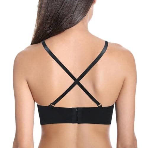 Plusexy Women's Push-Up Bra - Thick Padded Underwire(Strapless, Convertible)