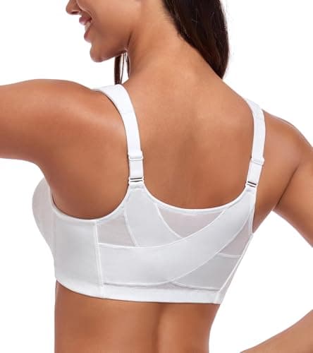 HACI Women's Posture Support Front Closure Wireless Bra
