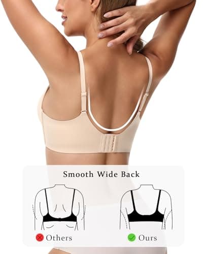 Upushall Padded Push Up Bras for Women: Add 2 Cups Support