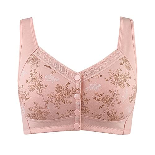 Comfortable Breathable Daisy Bra for Older Women Plus Size No Underwire