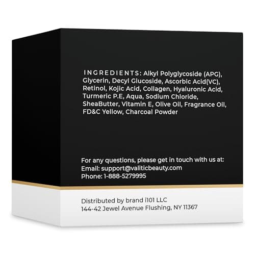VALITIC Black Soap Bar for Dark Spot Remover - 2 Pack