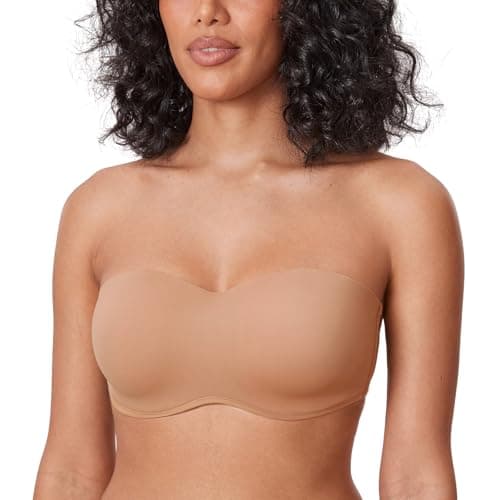 Delimira Women's Strapless Big Bust Minimizer Bra