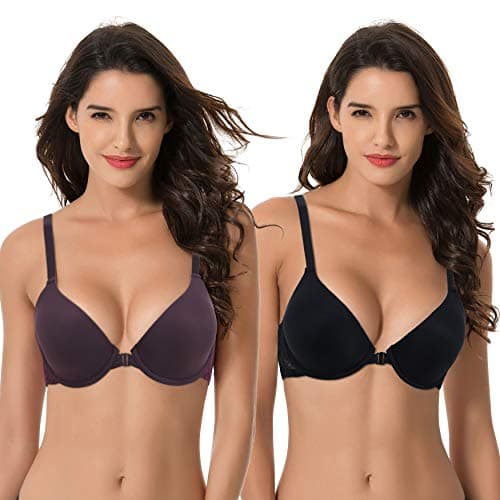 Muse Women's Plus Size Full Coverage Underwire Bra-2PK