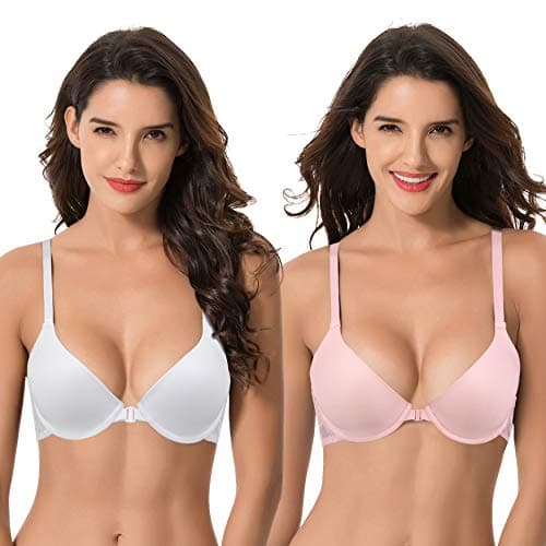 Muse Women's Plus Size Full Coverage Underwire Bra-2PK