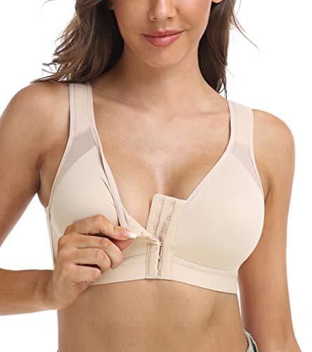 DotVol Women's Comfort Wirefree Back Support Bra