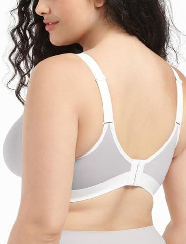 COMFELIE Seamless Wireless Bra for Busty Women Deep V T-Shirt Bralette