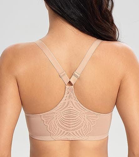 Lemorosy Full Figure Women's Plus Size Underwire Bra