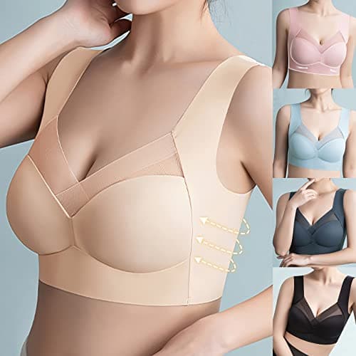 Anti-Sagging Ice Silk Bras for Women Plus Size Comfortably Soft