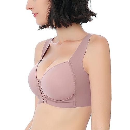 FallSweet Seamless Wirefree Push-Up Bra for Women Close-Front Comfort Bra