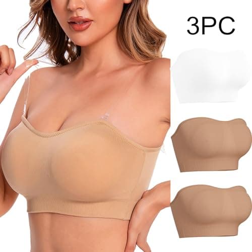 3 Pack Women's Breathable Stretchy Crop Top Bralette
