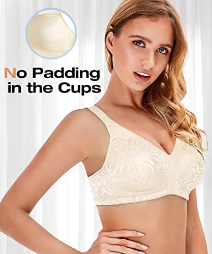 Wingslove Plus Size Wireless Minimizer Bra