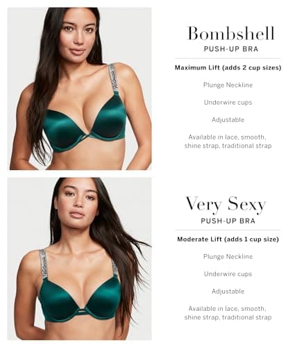 Victoria's Secret Women's VerySexy Bombshell 32A-38DDD Push Up Bra