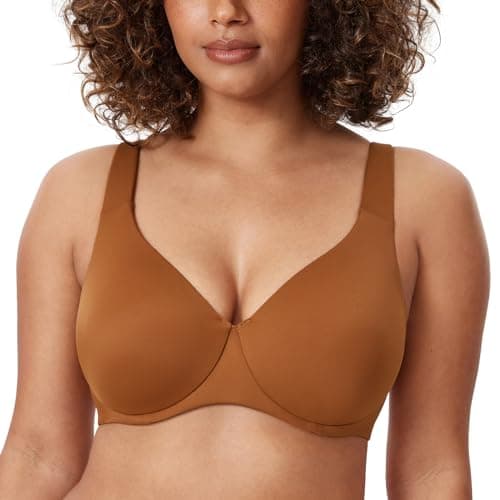 Delimira Women's Plus Size Minimizer Underwire Bras